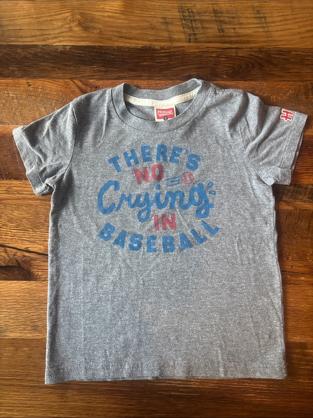 Homage There's No Crying In Baseball T Shirt Kids Toddler size 5